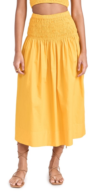 RHODE Lilou Skirt Tangerine