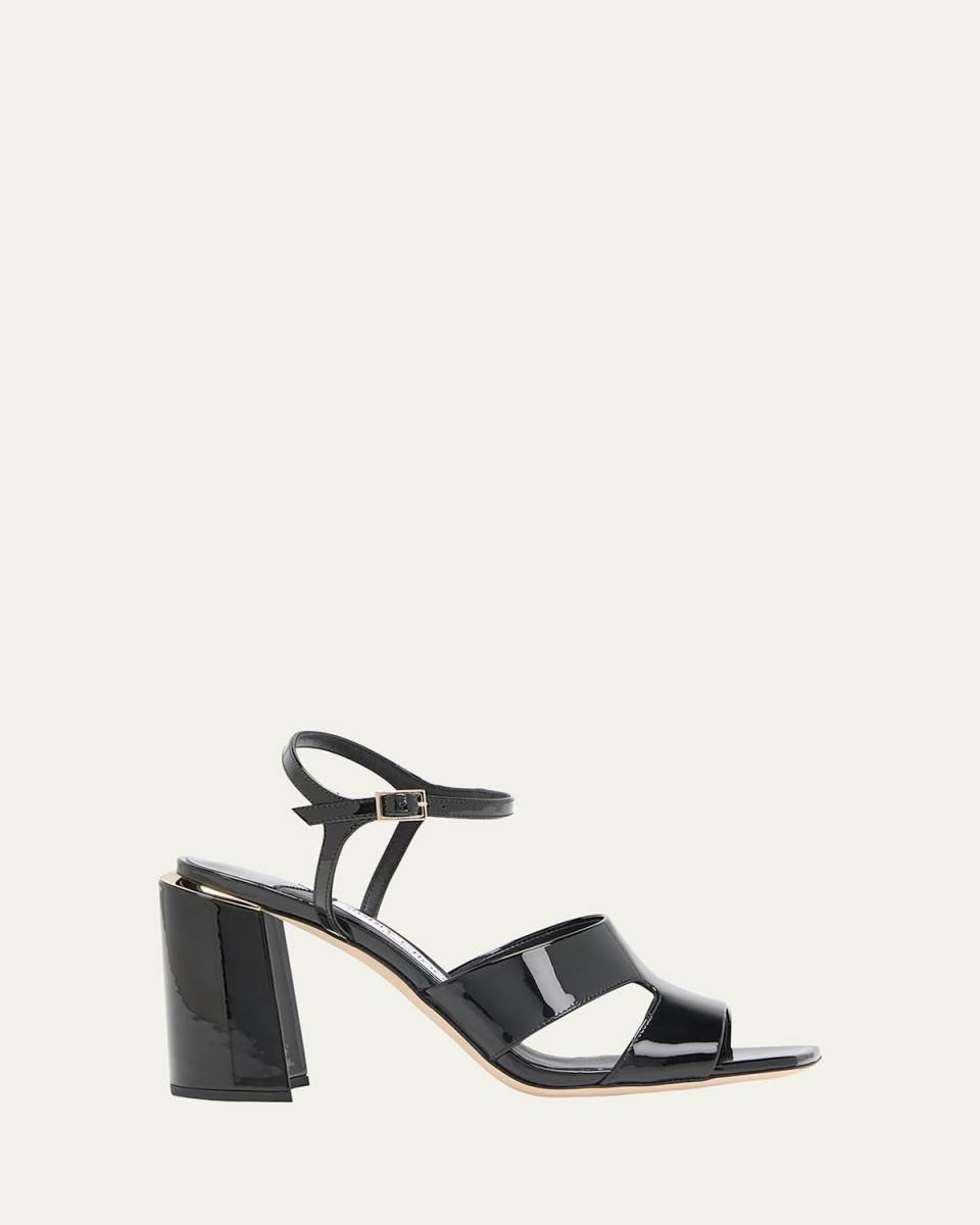 Ellison Leather Ankle-Strap Sandals