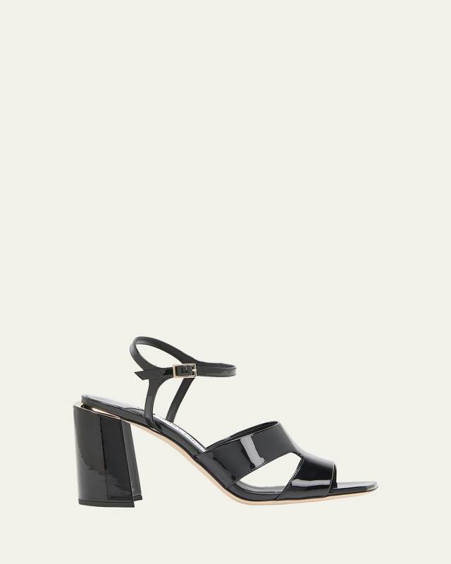 Ellison Leather Ankle-Strap Sandals