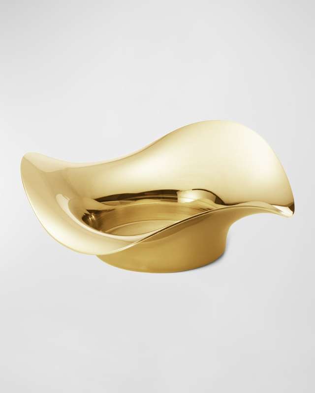 Golden Stainless Steel Cobra Pillar Candleholder