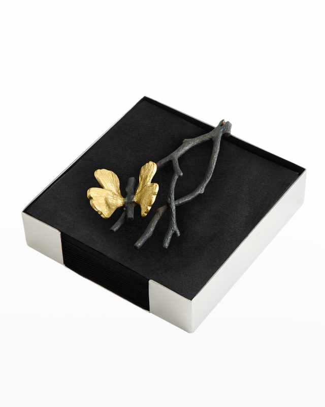 Butterfly Ginkgo Cocktail Napkin Holder