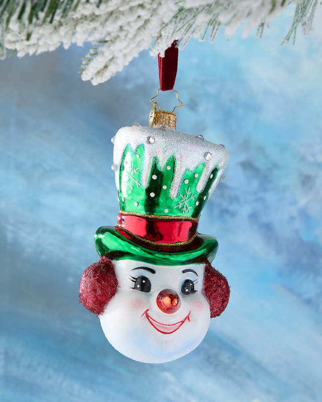 Top Hat Tidings Christmas Ornament