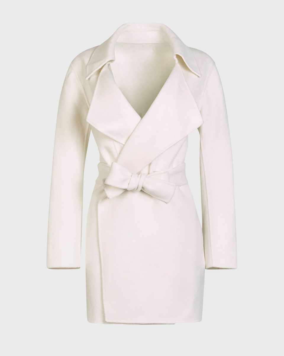 Delacroix Belted Wool-Blend Wrap Jacket