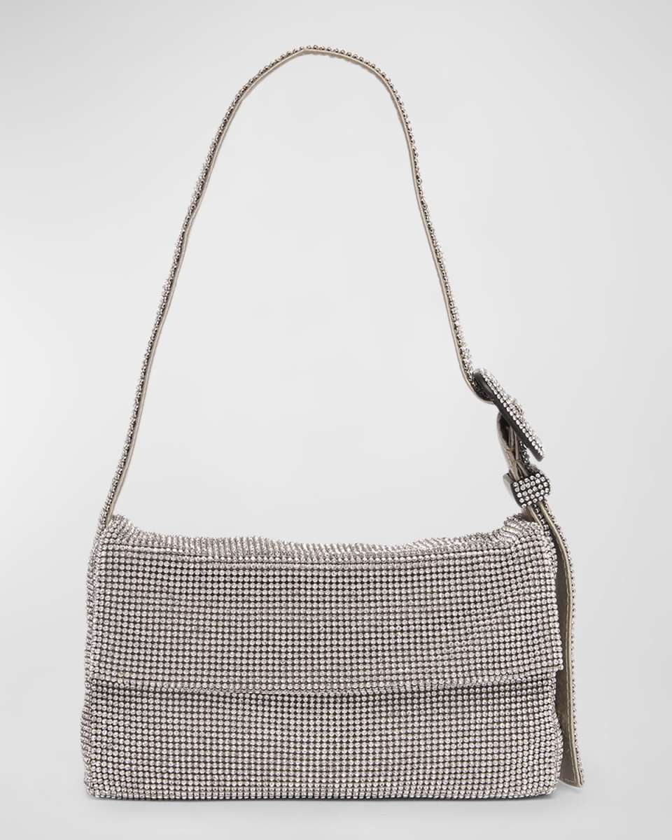 Vitty Mignon Mesh Crystal Shoulder Bag