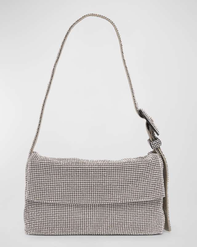 Vitty Mignon Mesh Crystal Shoulder Bag