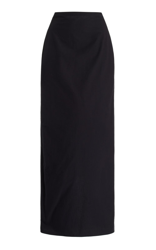 BEARE PARK Cotton Maxi Column Skirt