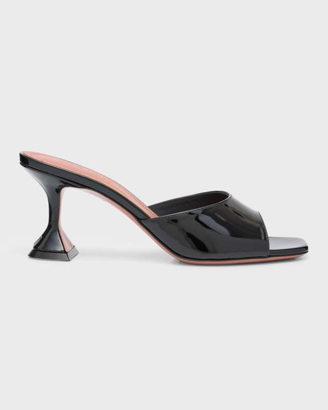 Lupita Patent Leather Mule Sandals