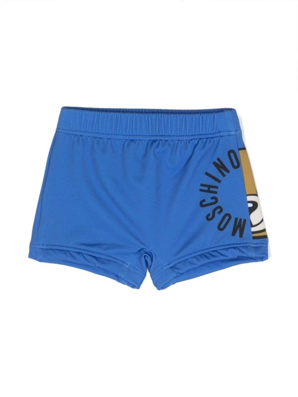 logo-print swim shorts