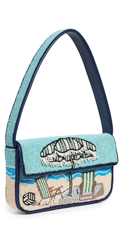 STAUD Tommy Beaded Bag Under My Umbrella