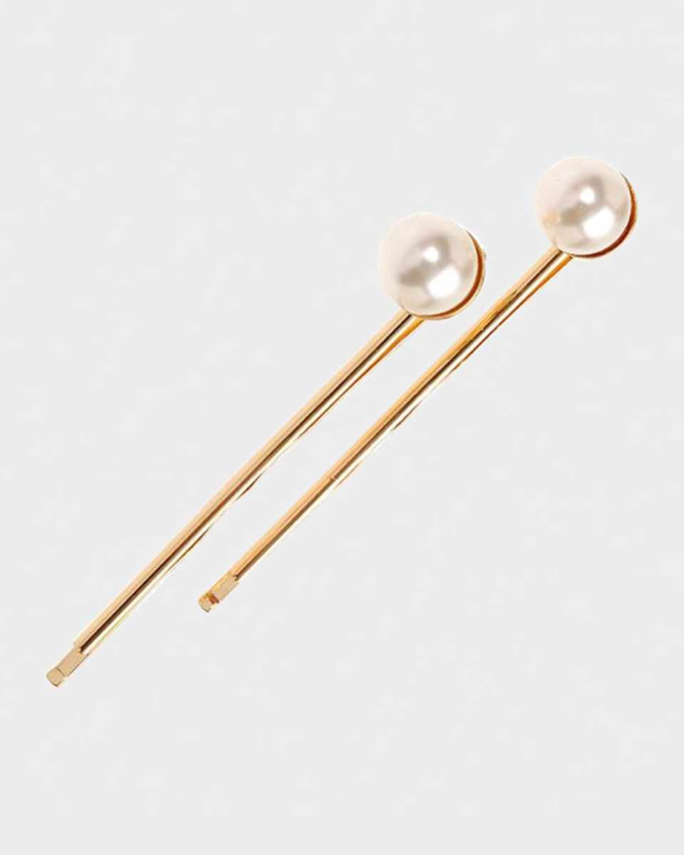 Little Pearly Bobby Pin Pair