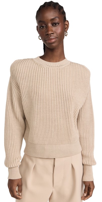 WARDROBE. NYC HB Knit Sweater Beige