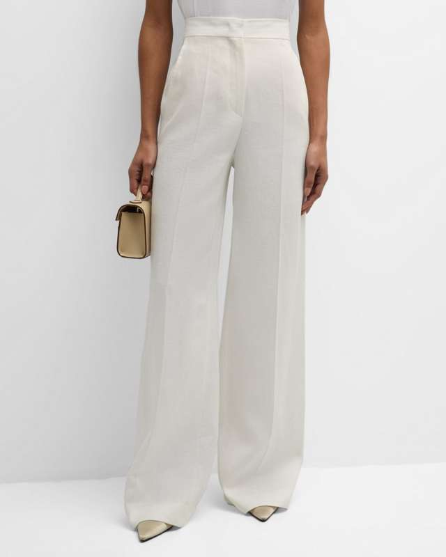 Hangar Linen Wide-Leg Pants