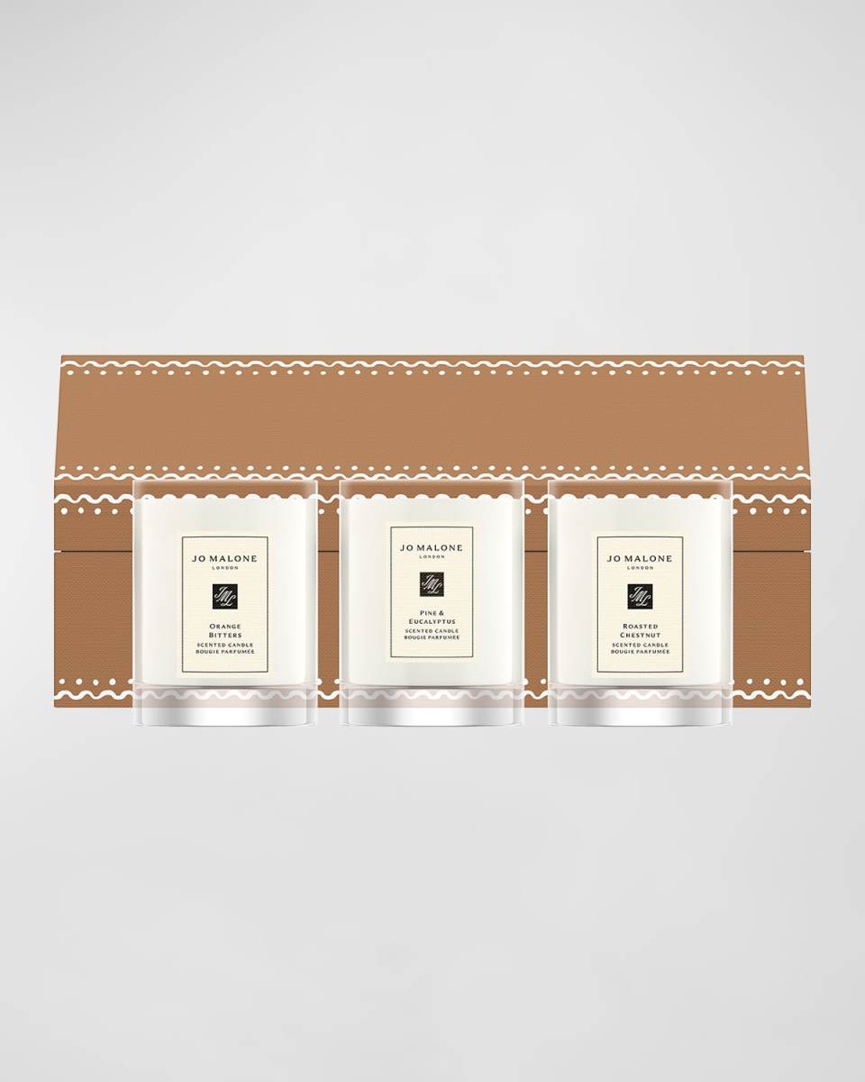 Trio of Travel Candles, 3 x 65 g