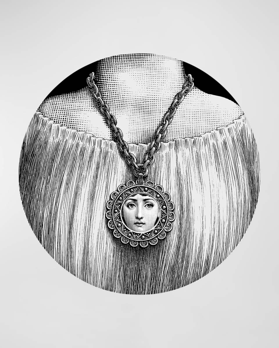 Tema e Variazioni n.206 Face in Pendant Plate