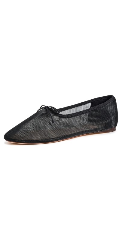 Loeffler Randall Landon Soft Ballet Flats Black