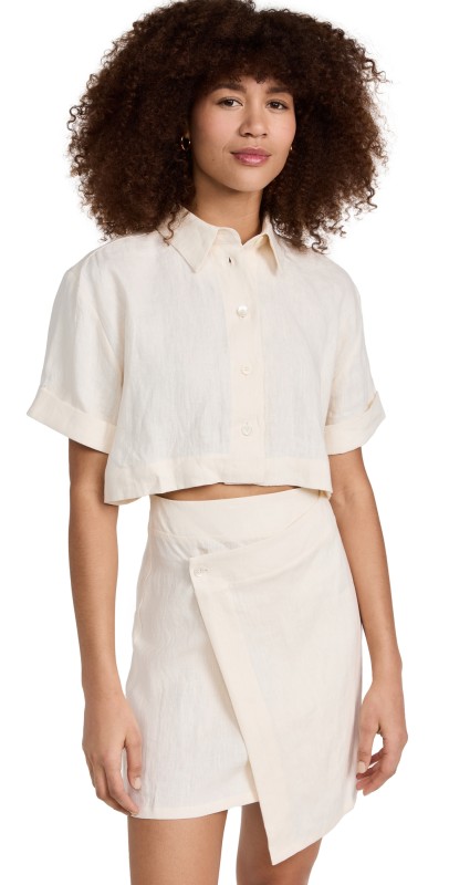 HEVRON Melanie Dress Ivory