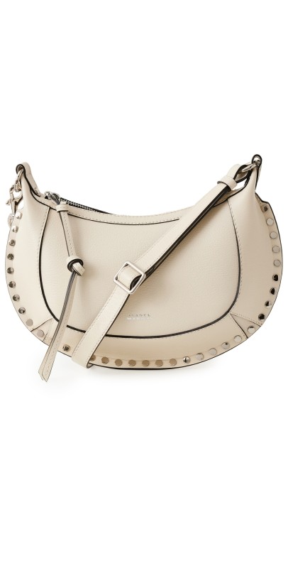 Isabel Marant Oskan Moon Bag Chalk