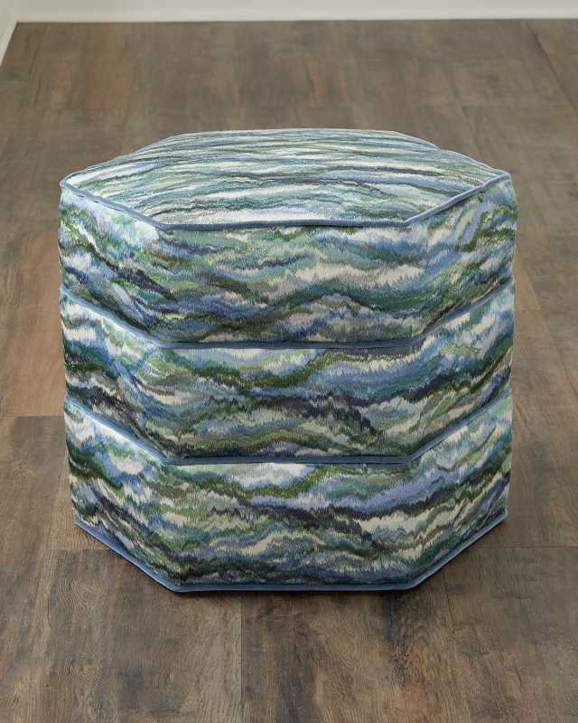 Cheryl Hexagonal Stacked Stool
