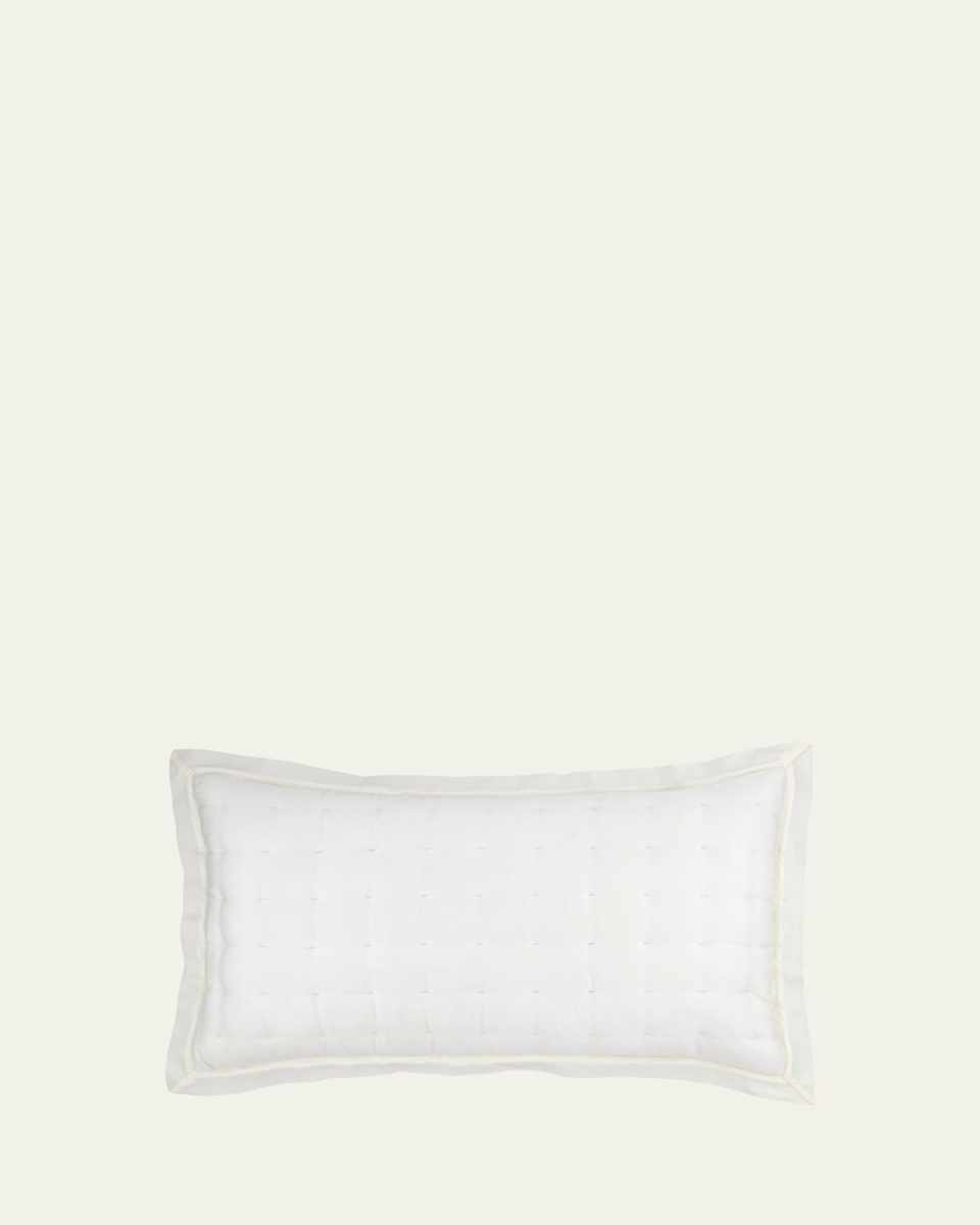 Puff Tencel King Sham, Ivory