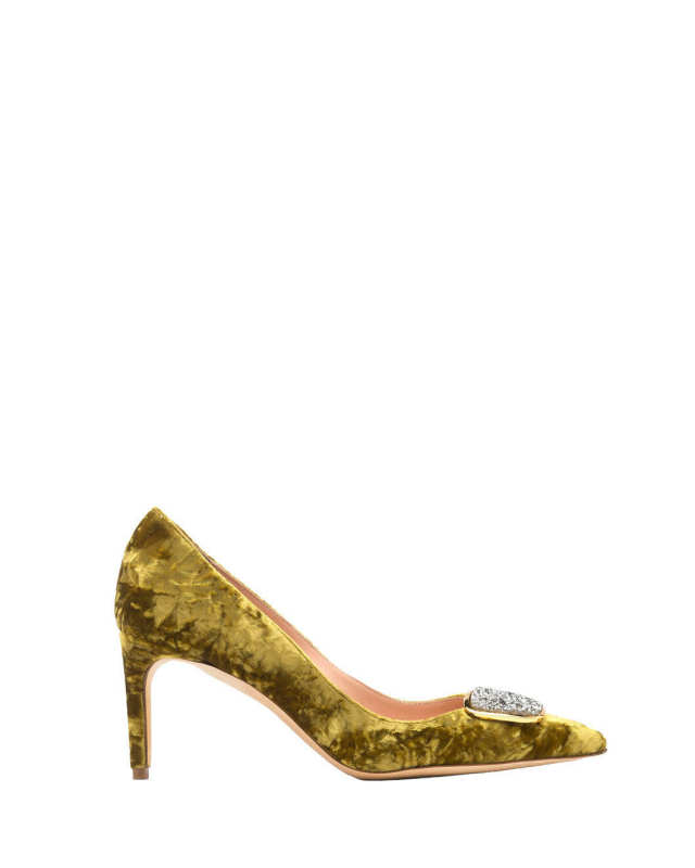 New Nada Crystal Velvet Pump