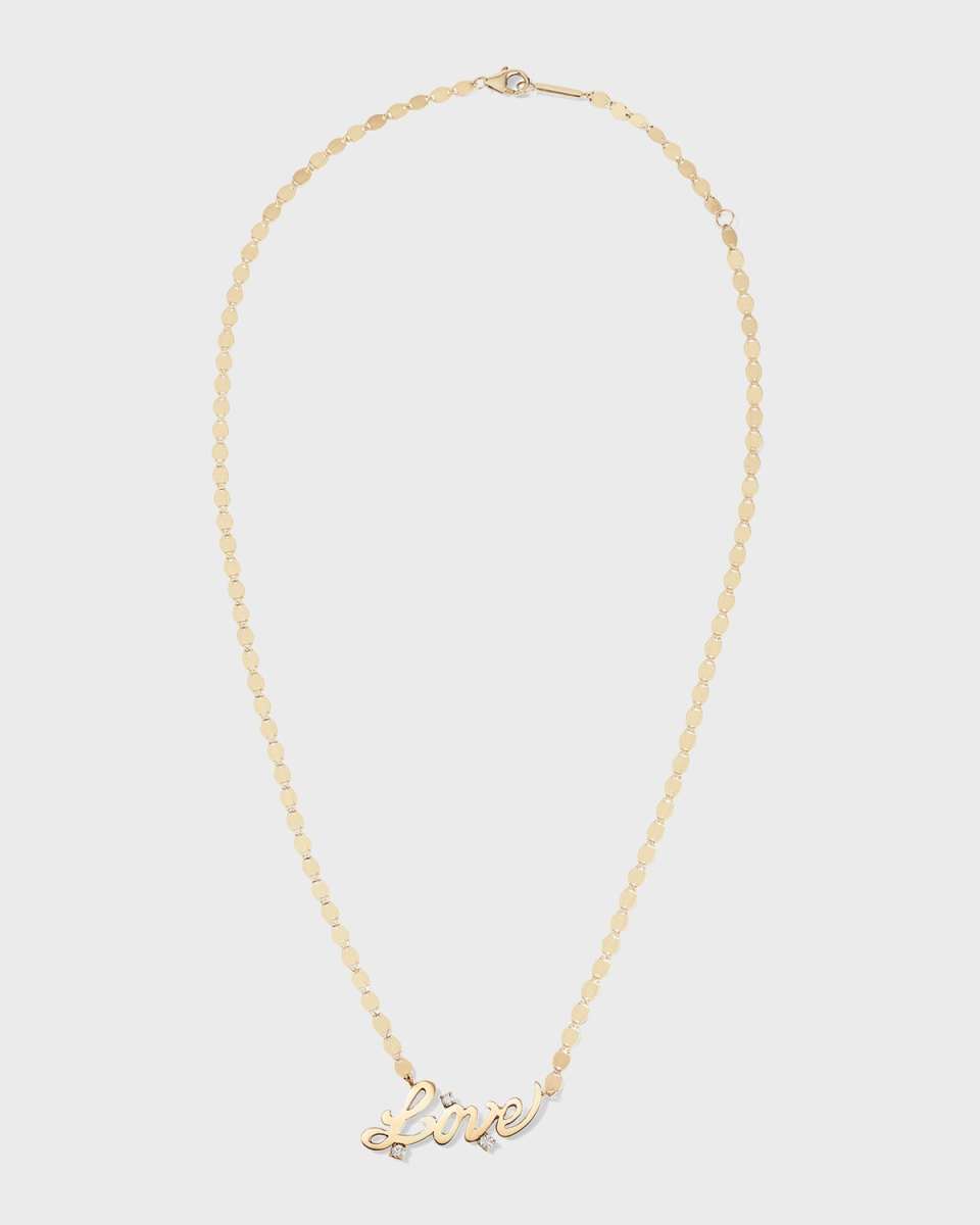 14k Solo Love Diamond Necklace
