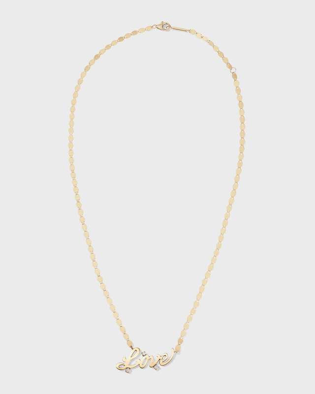 14k Solo Love Diamond Necklace