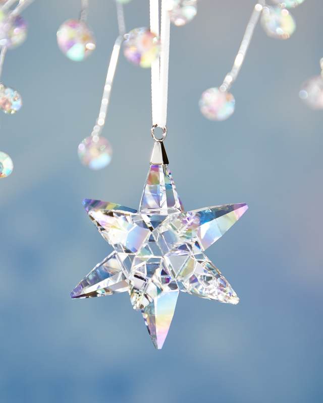 Classic Star Shimmer Christmas Ornament - Medium