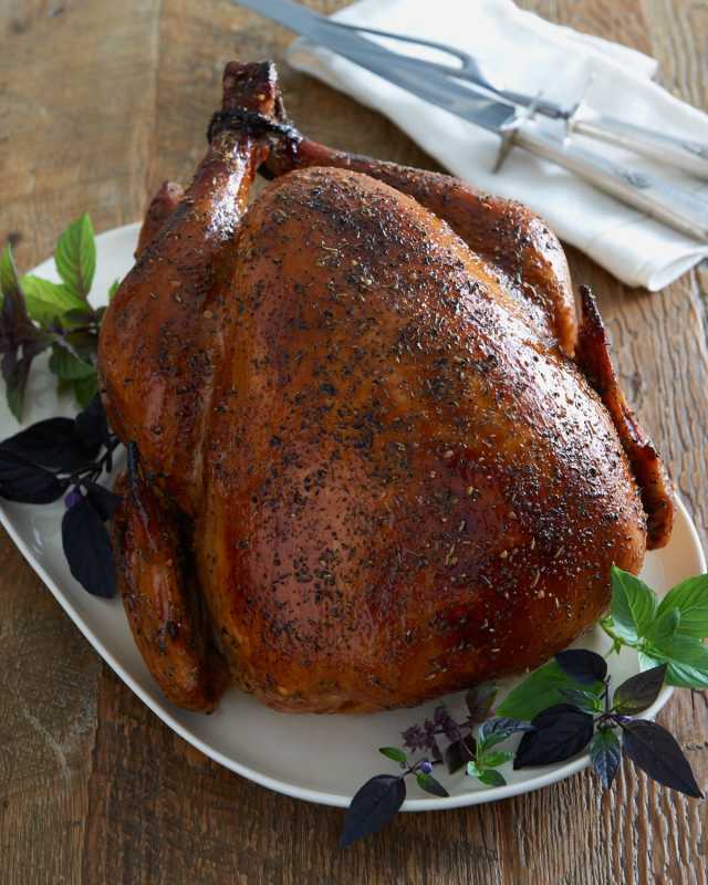 Chardonnay Herb Turkey, For 10 People