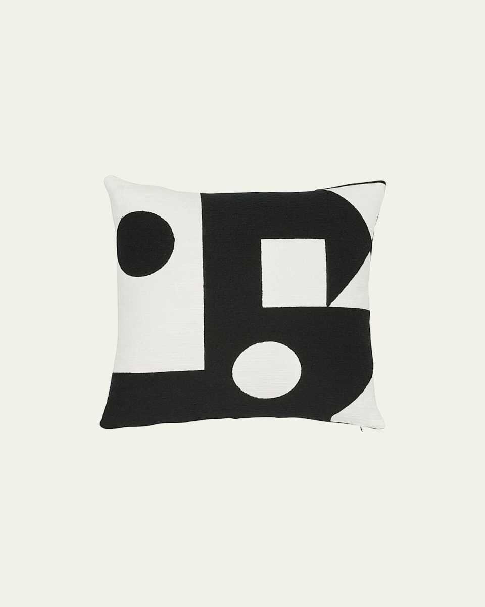 Binary Embroidery Pillow