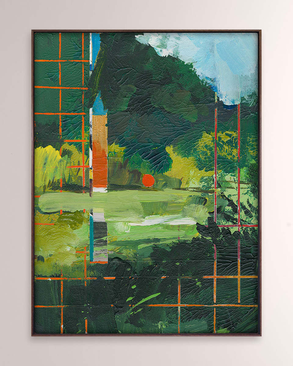 "Mirror Field A" Digital Art Print on Canvas by PC Ngo