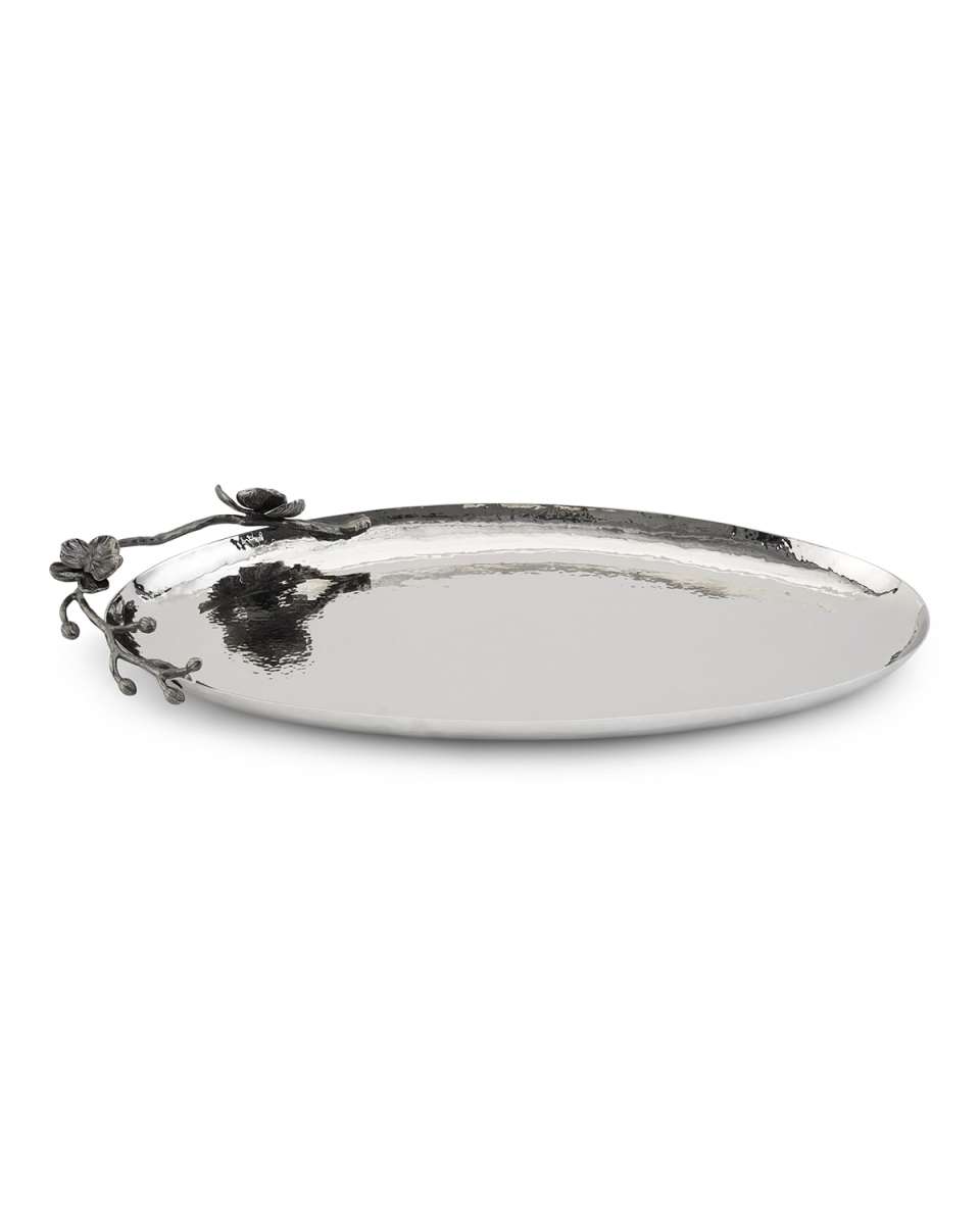 Black Orchid Medium Oval Platter