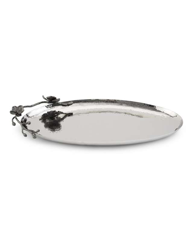 Black Orchid Medium Oval Platter