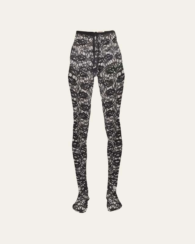 Lace Footed Leggings