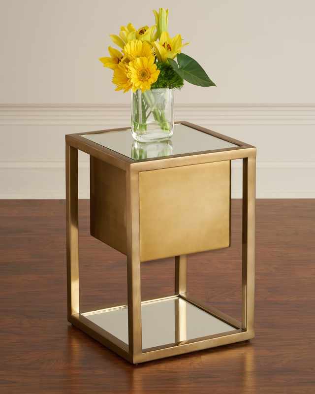 Gladstone Pedestal Side Table