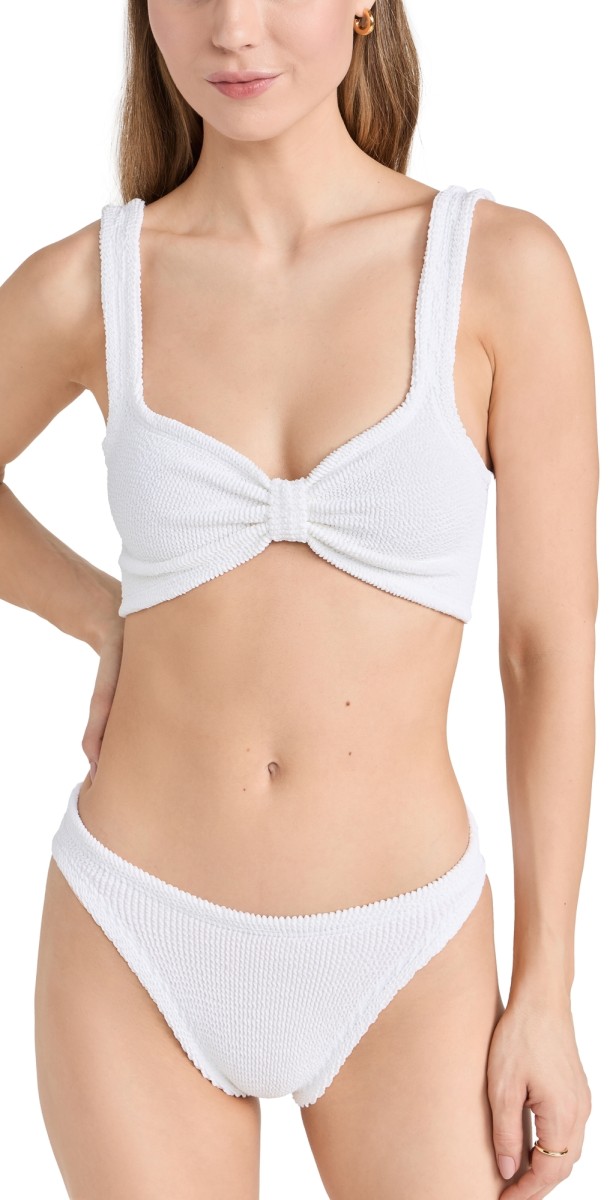 Hunza G Bonnie Bikini Set Whit