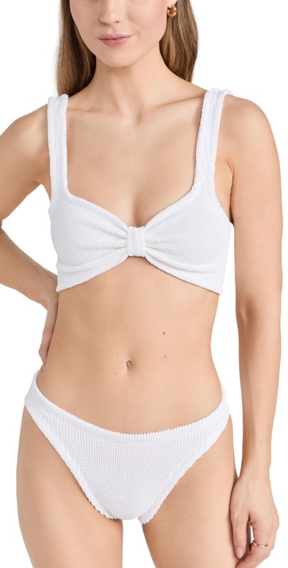 Hunza G Bonnie Bikini Set Whit