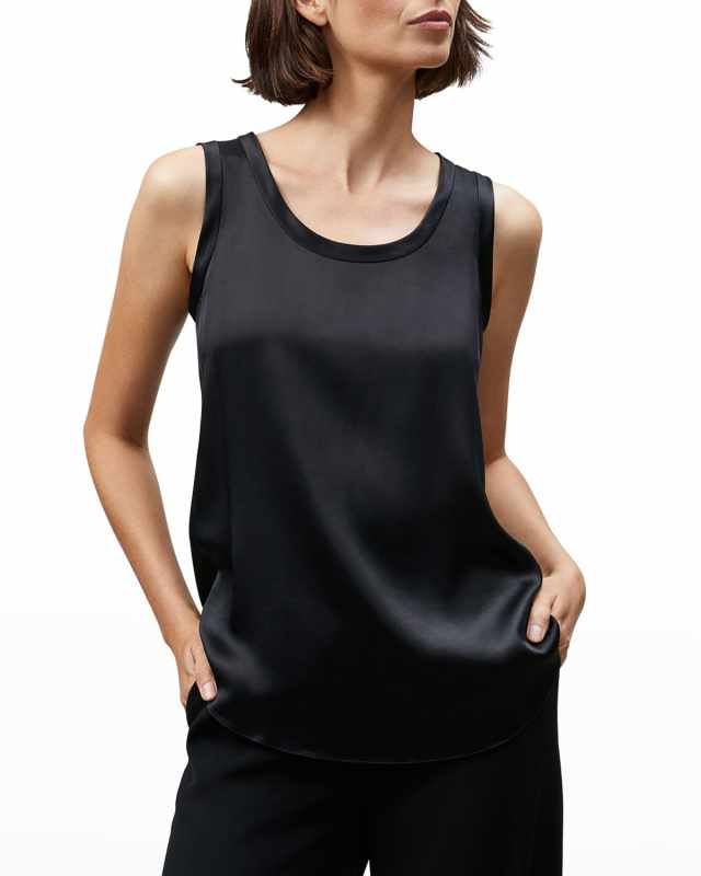Petite Perla Luxe Charmeuse Blouse