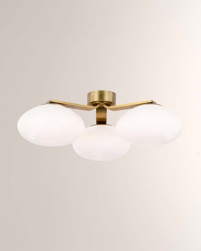 Marisol XL 3-Light Triple Flush Mount by Chapman & Myers - 27"