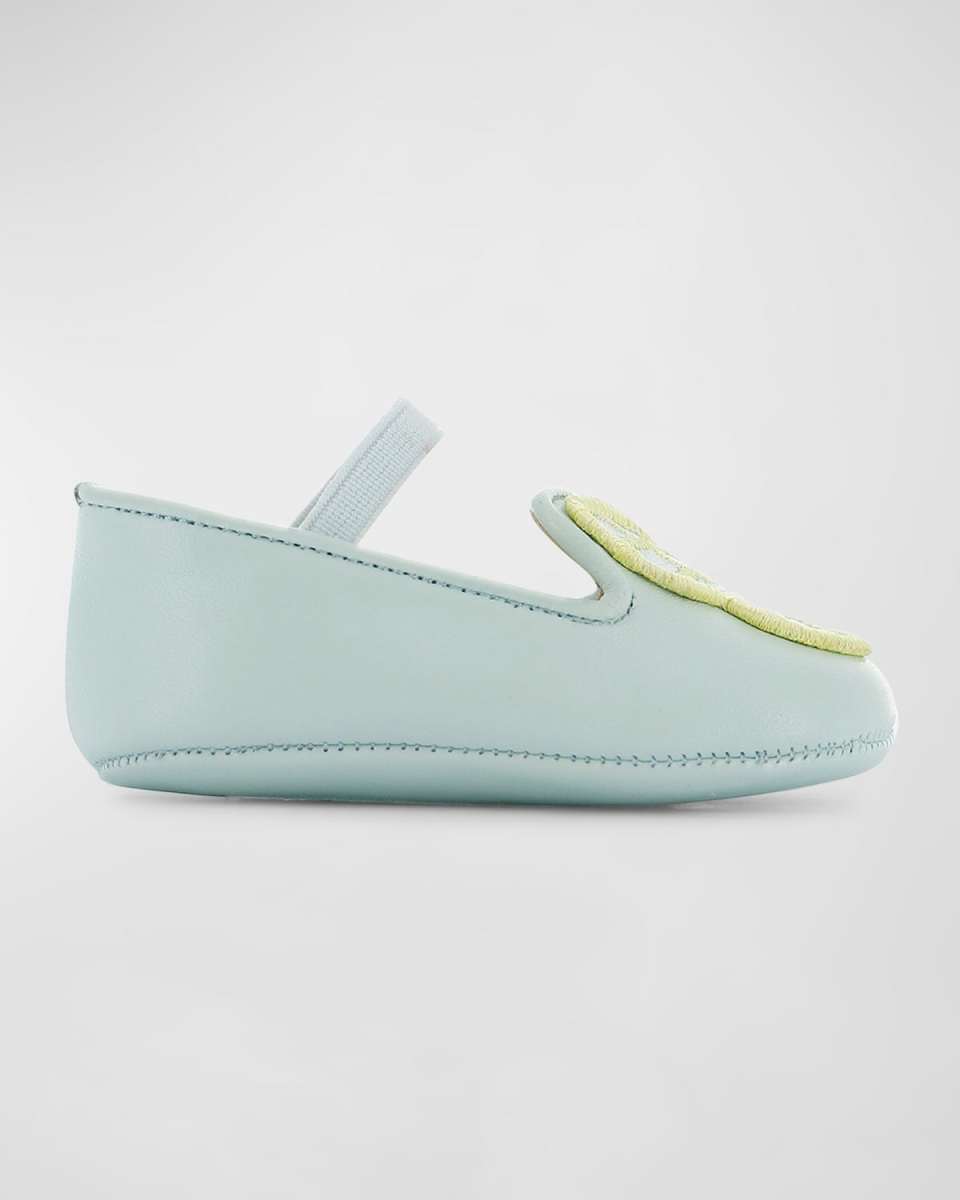 Girl's Leather Butterfly Flats, Baby