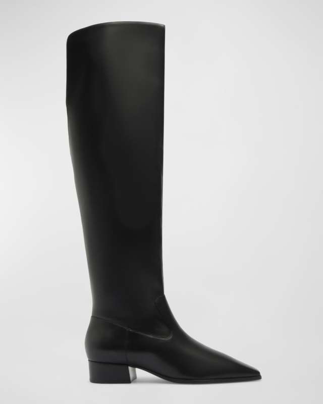 Helena Leather Over-The-Knee Boots