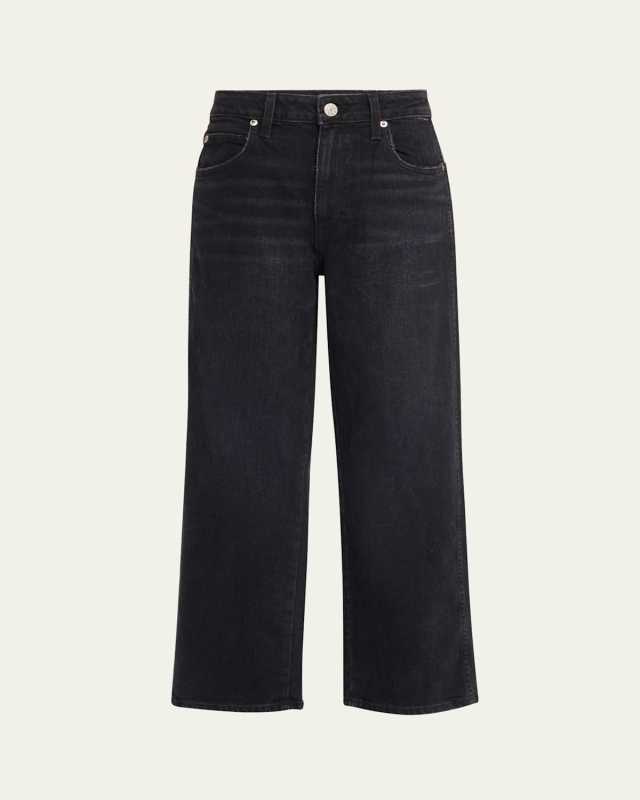 Billie Wide Straight Cropped Jeans