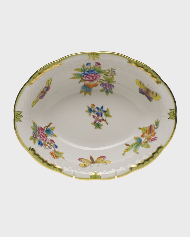 Queen Victoria Oval Vegetable Dish