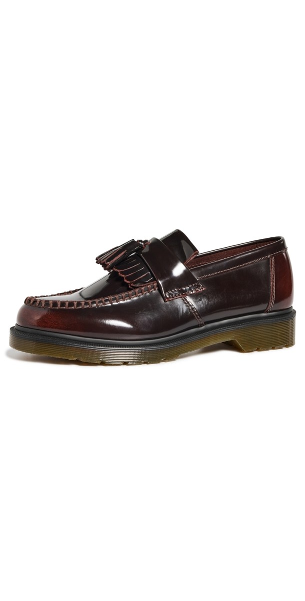 Dr. Martens Adrian Cherry Red Arcadia Loafers Red Arcadia
