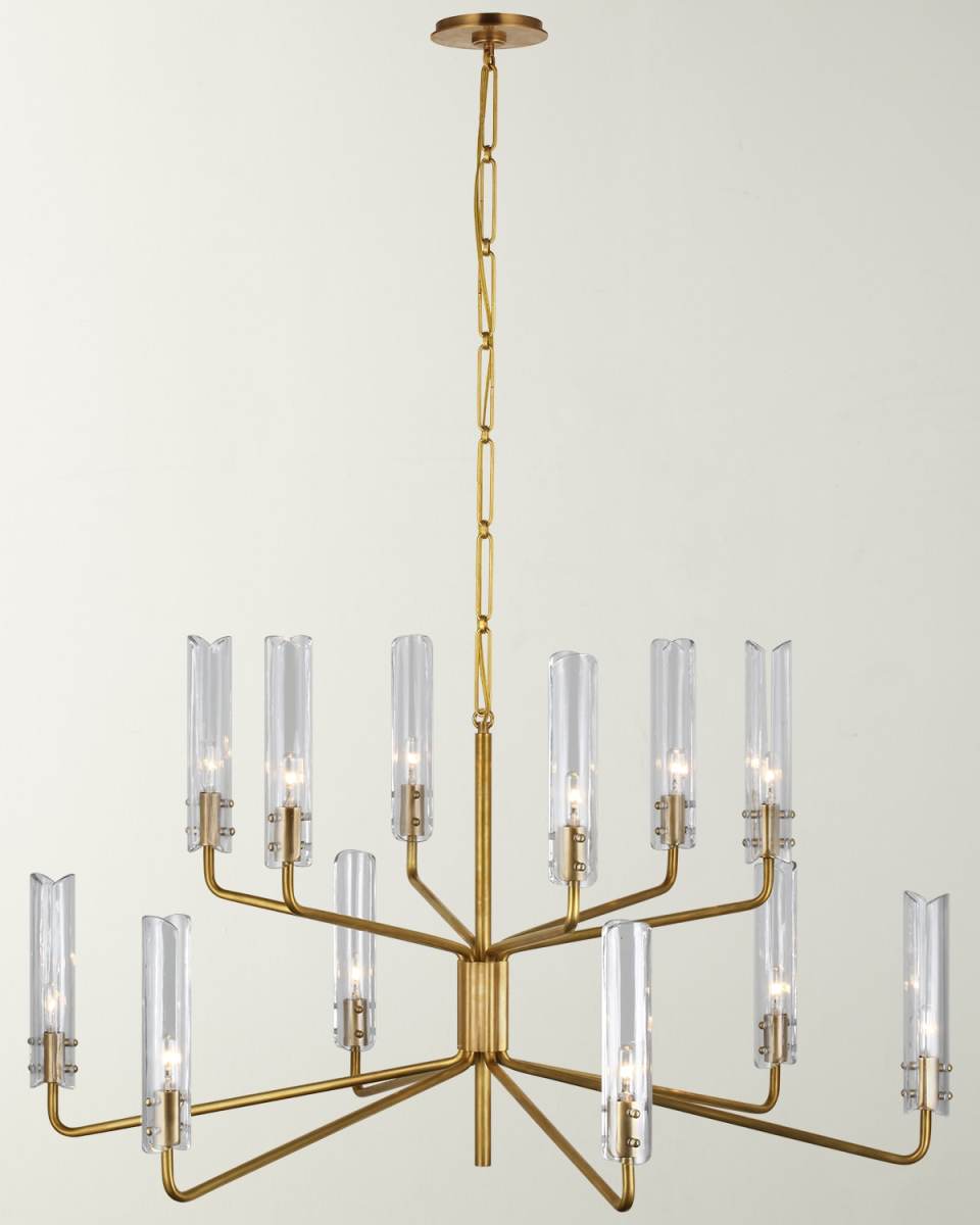 Casoria Large Two-Tier Chandelier By AERIN