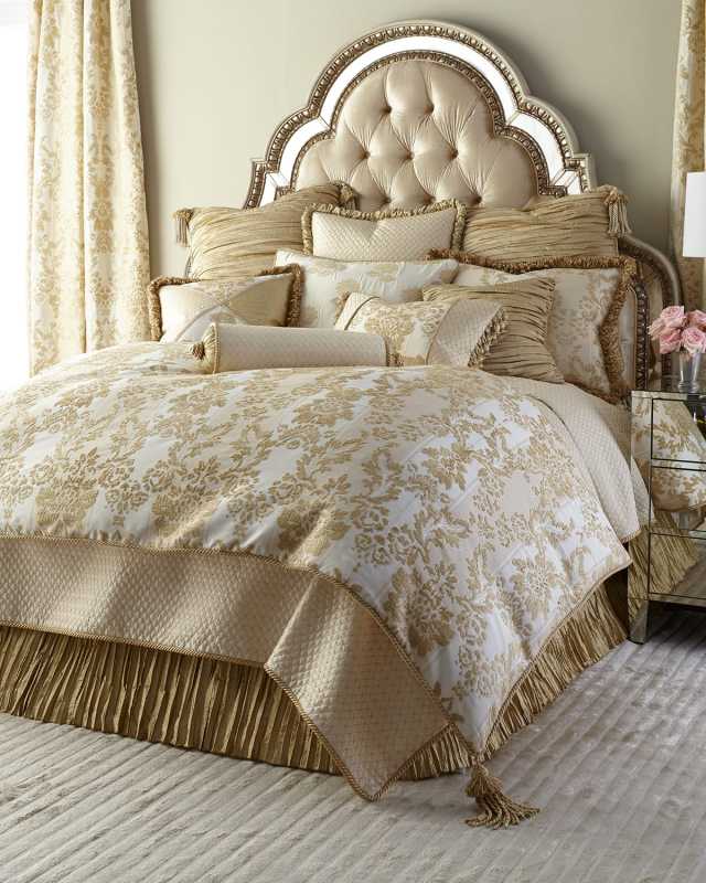 Antoinette Diamond-Stitch Coverlet,