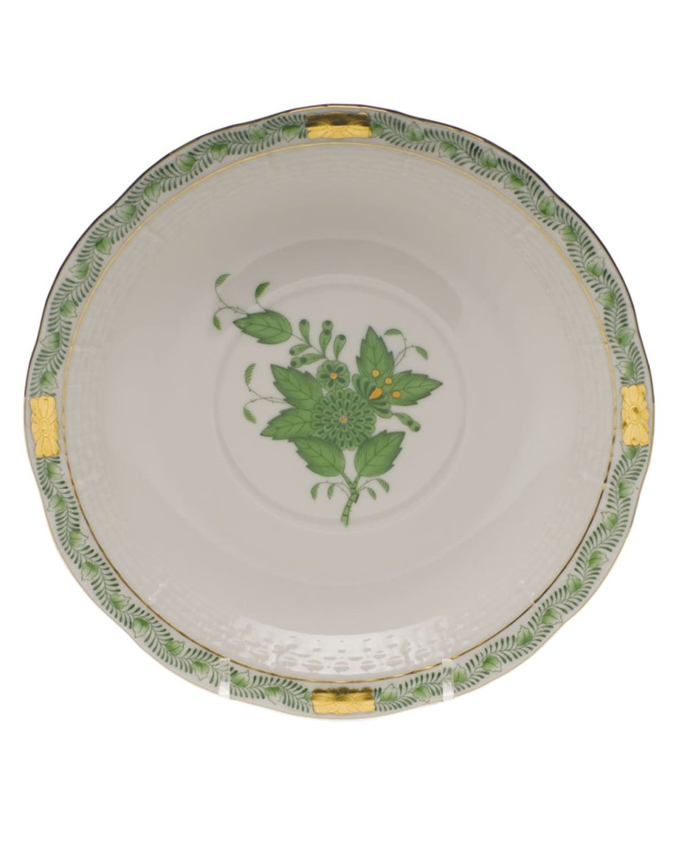 Chinese Bouquet Green Cream Soup Stand