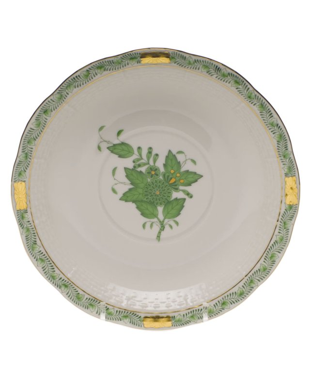 Chinese Bouquet Green Cream Soup Stand