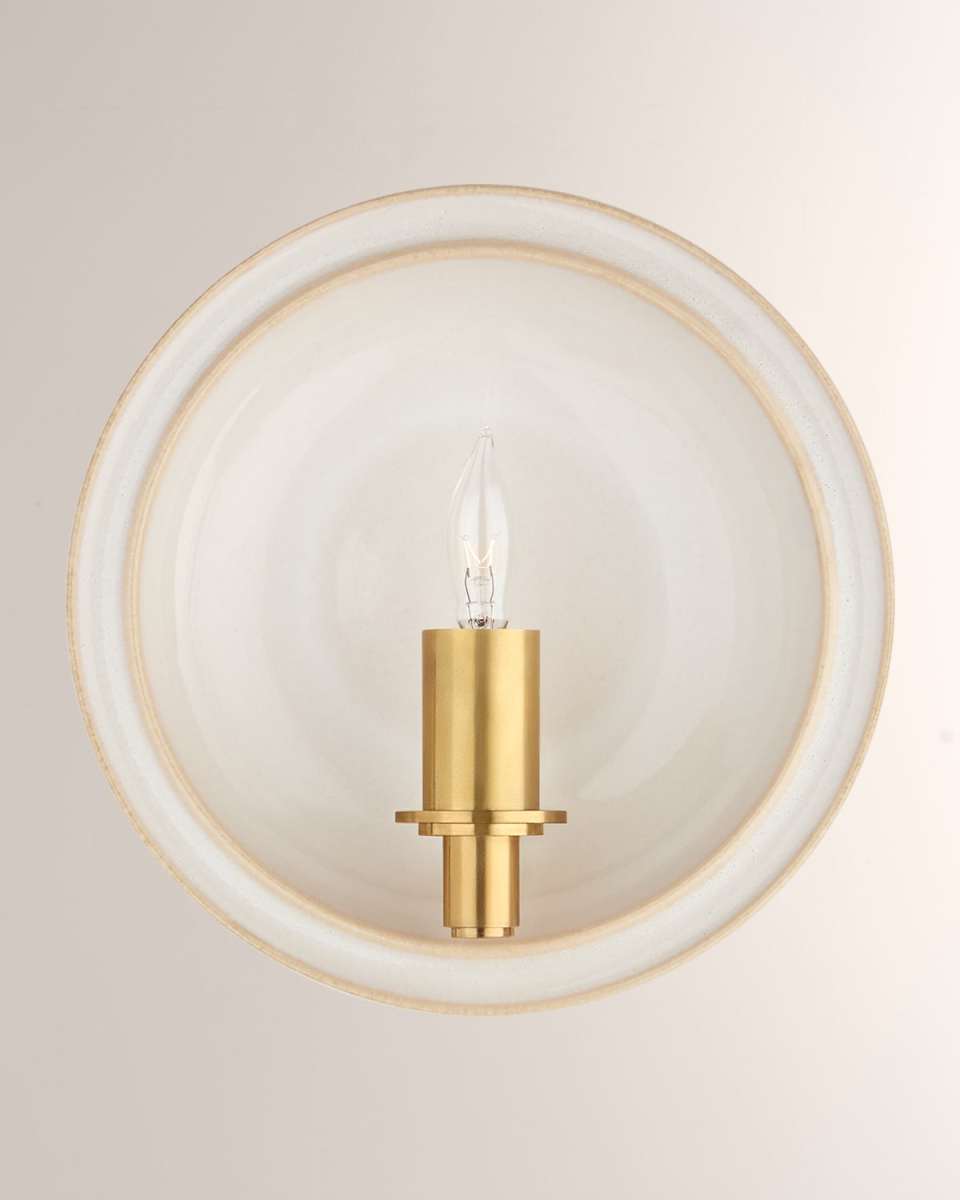 Leeds Small Round Sconce By Christopher Spitzmiller