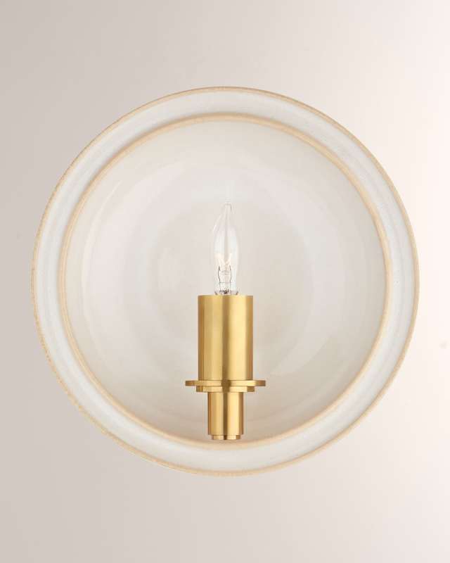 Leeds Small Round Sconce By Christopher Spitzmiller