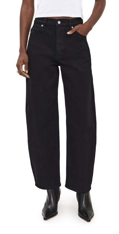 Rolla's Gigi Barrel Forever Jeans Jet Black